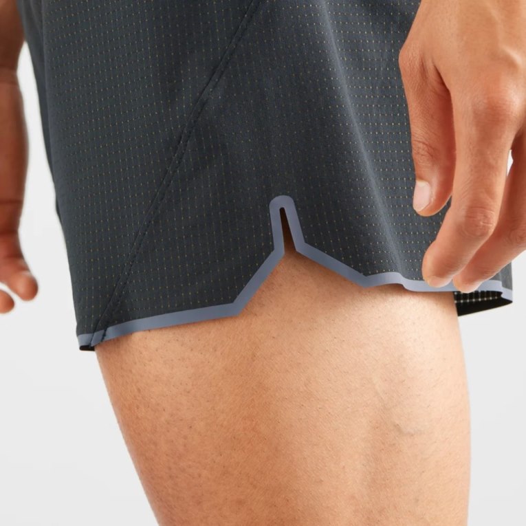 Black Salomon Sense Aero 5'' Men's Shorts | IE PL0391